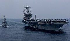 Royal Australian Navy, RAN, HMAS Perth, HMAS Stuart, USS George Washington, USS Abraham Lincoln, Regional Presence Deployment 2026, RPD26